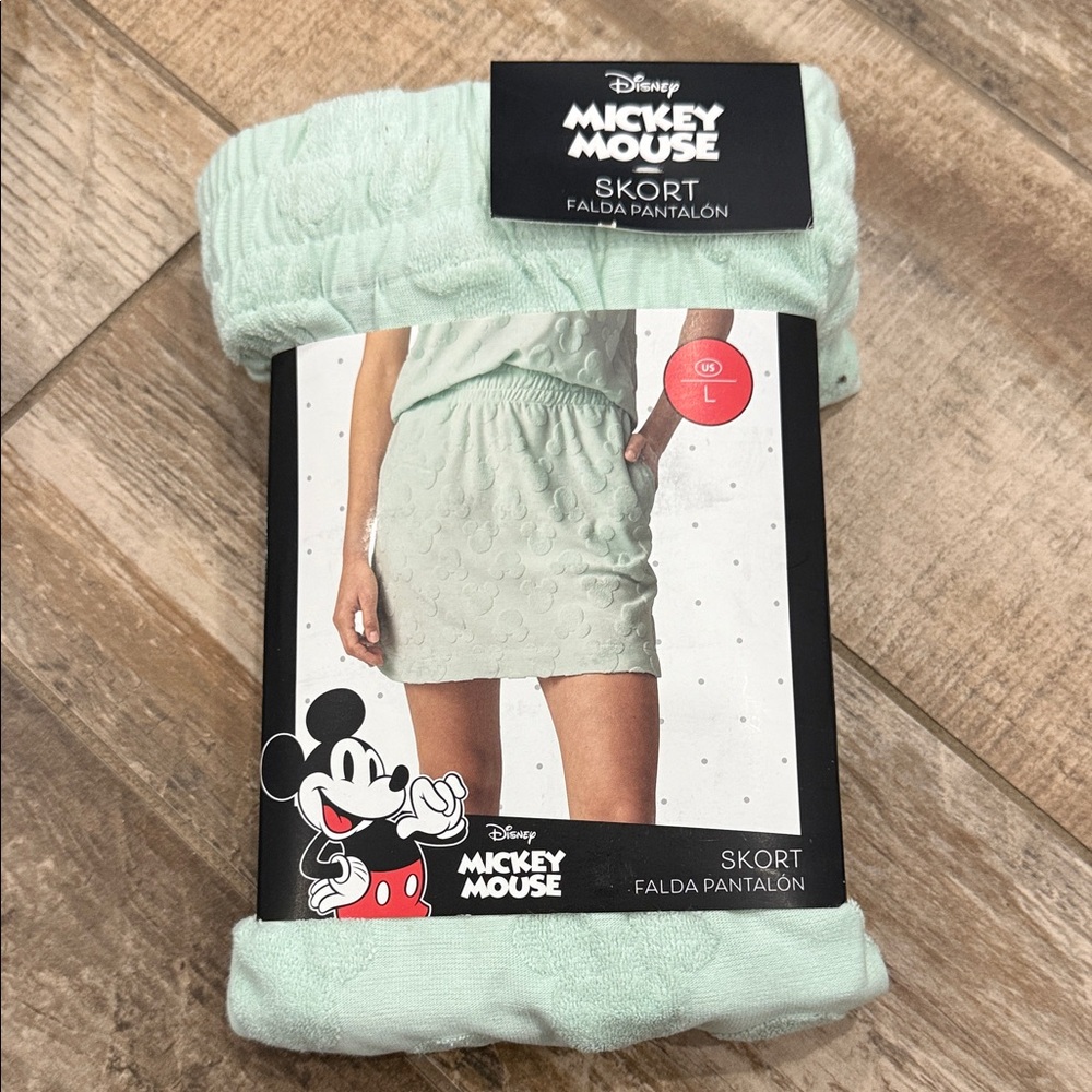 Disney Mint Green Mickey Mouse Skort